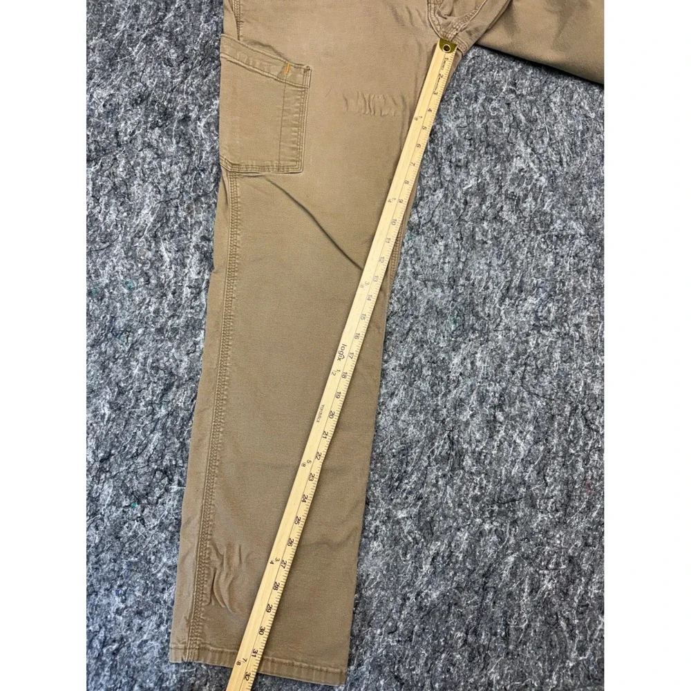 Ariat Rebar M4 Relaxed Straight Work Pants Mens 34x34 Tan Canvas Utility Cargo